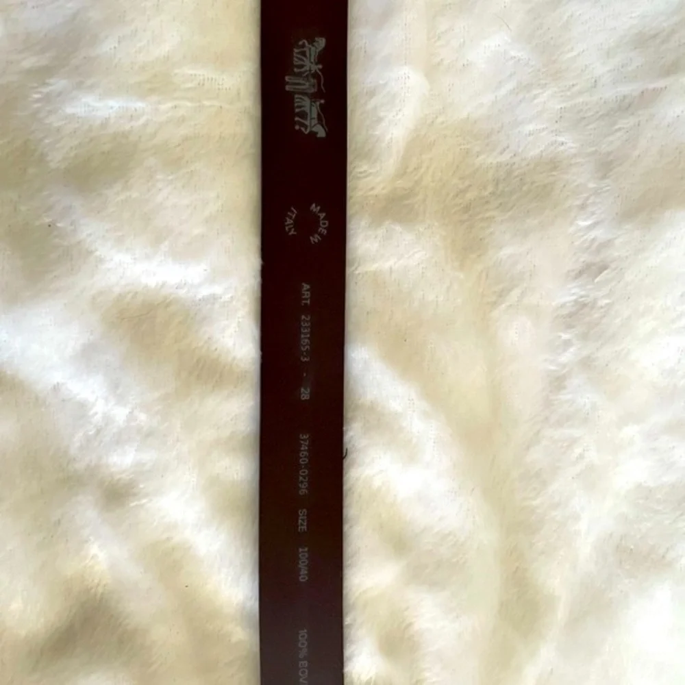 Mens Levi’s 100% Bovine Leather Belt